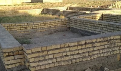 کرسی چینی قبل از شروع ایزوگام