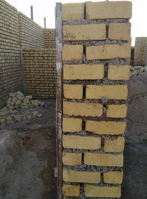  شاقول کردن دیوار